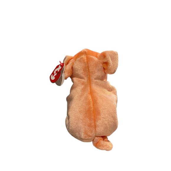 TY BEANIE Zodiac Collection Pig Gold Hooves Peach Body Plush Stuffed Animal 6.5" - Picture 5 of 8